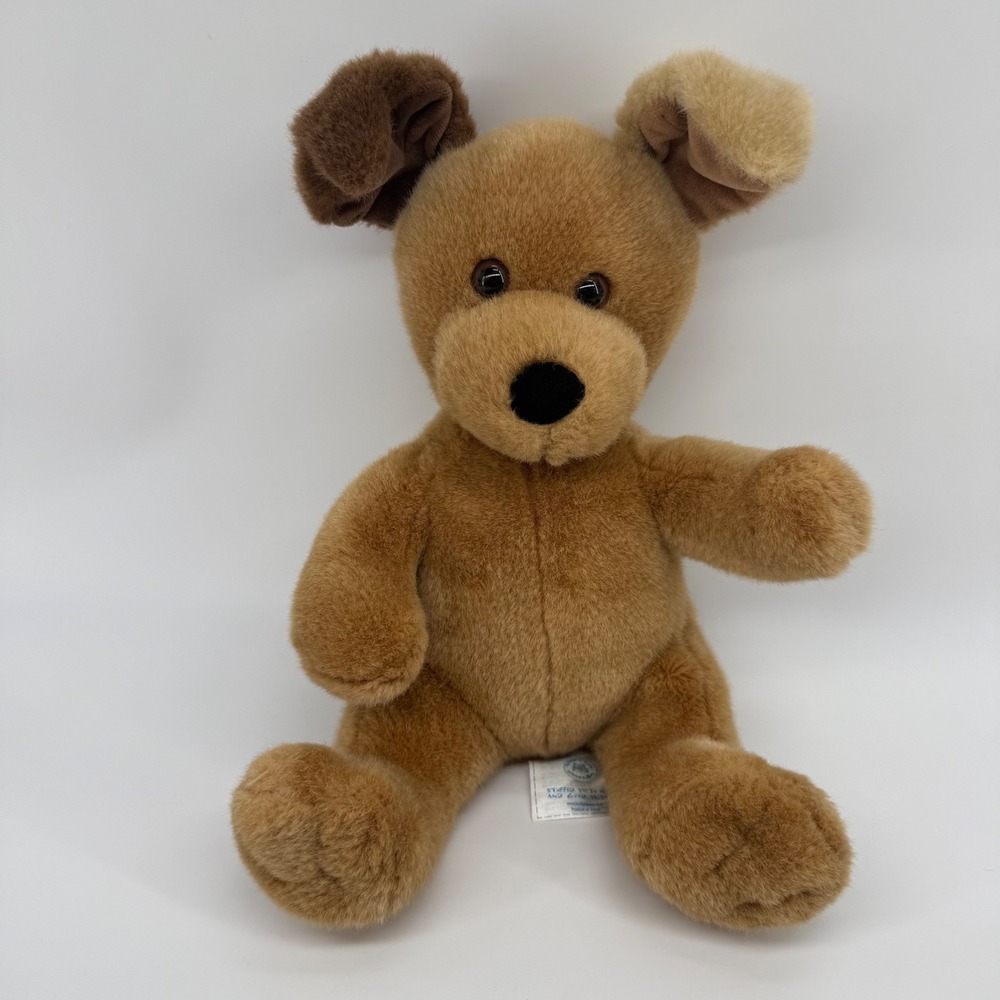 Build-A-Bear Workshop Brown Sugar Puppy Plush Tan Dog Two-Tone Ears Retired 2006